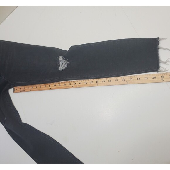 Abercrombie And Fitch High Rise Super Skinny Dark Wash Women's Jeans Size 27/4 - Picture 6 of 15